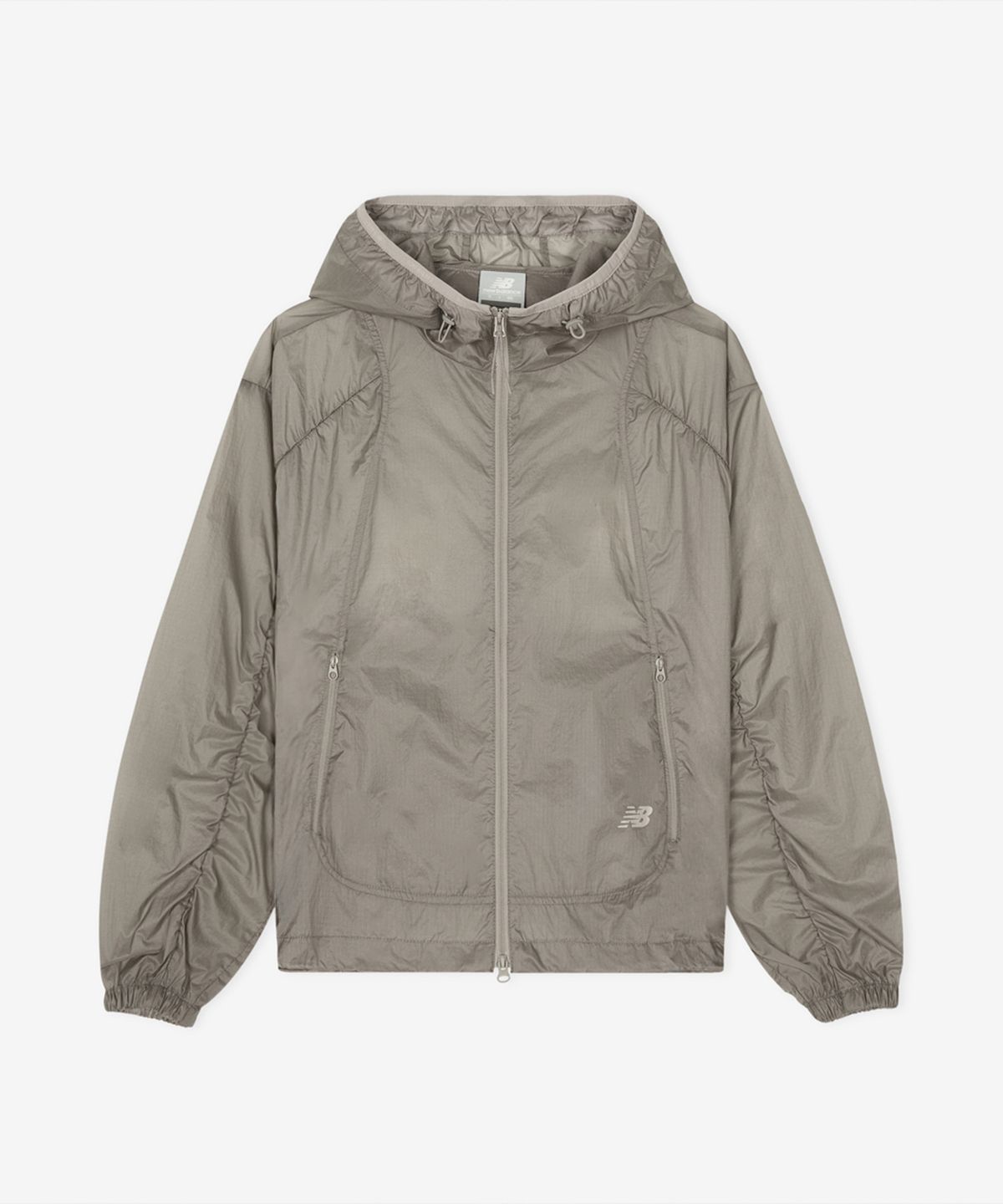 뉴발란스(NEW BALANCE) NBNAG2W522 / WOMEN 브리즈라이트 초경량 셔링 우븐자켓 (DARK BEIGE)