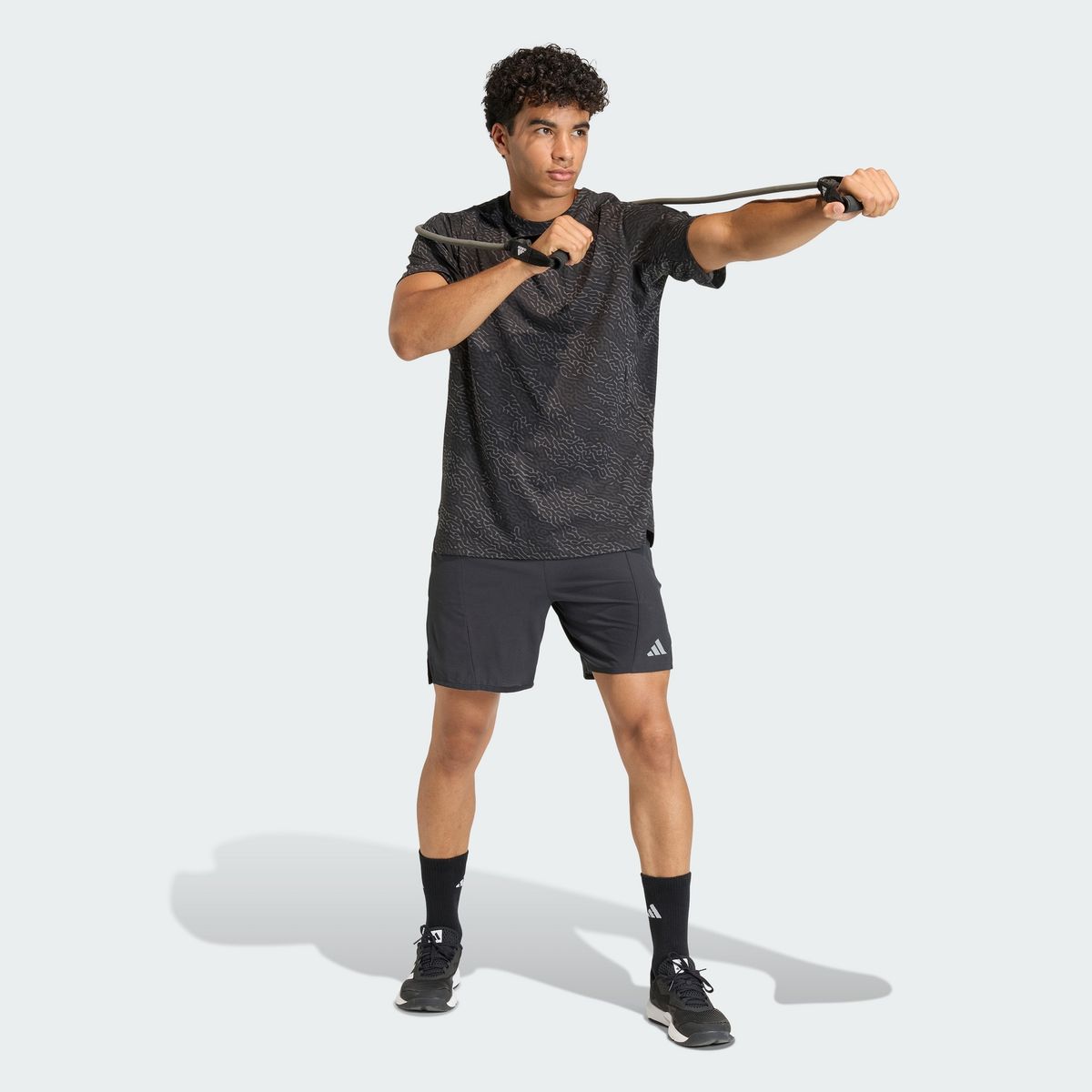 아디다스(ADIDAS) D4T 파워 올오버 프린트 티셔츠 KF3097