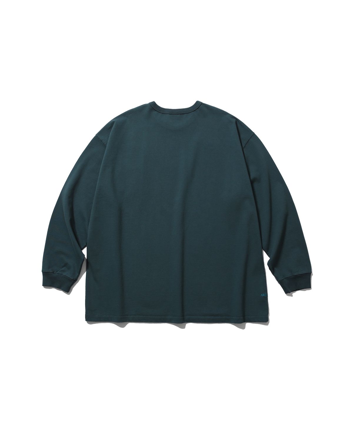앵글런(ANGLAN) Essential Pocket Long Sleeve - Blue Green