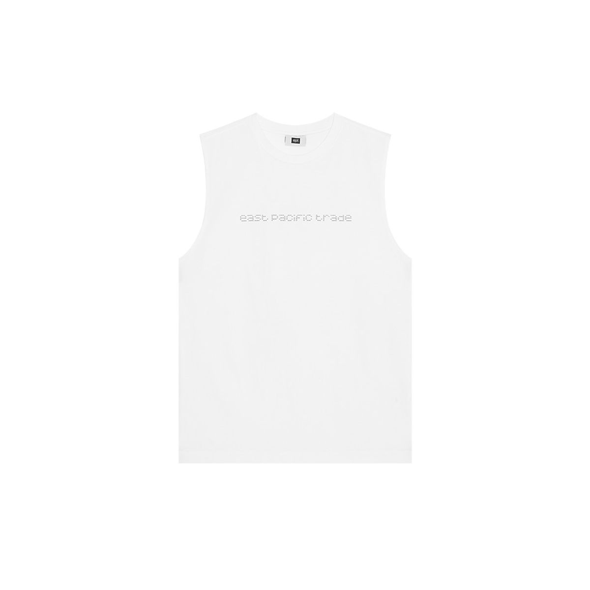 이피티(EPT) STUDDED SLEEVELESS T-SHIRT (WHITE)