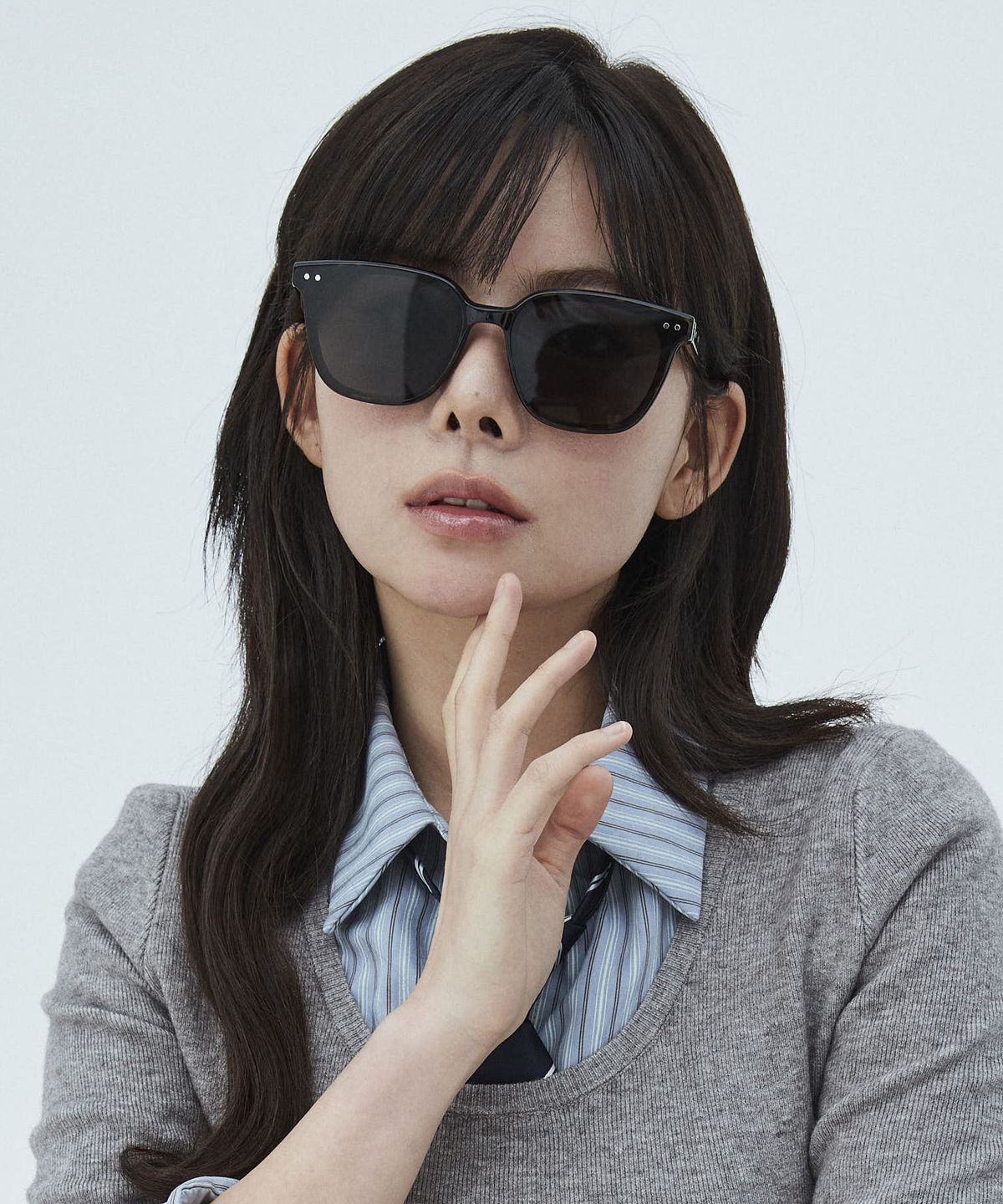 알로아이웨어(ALO EYEWEAR) [SILVERBITE] SBS1603 1818G 플랫바 스퀘어 톨토이즈 선글라스