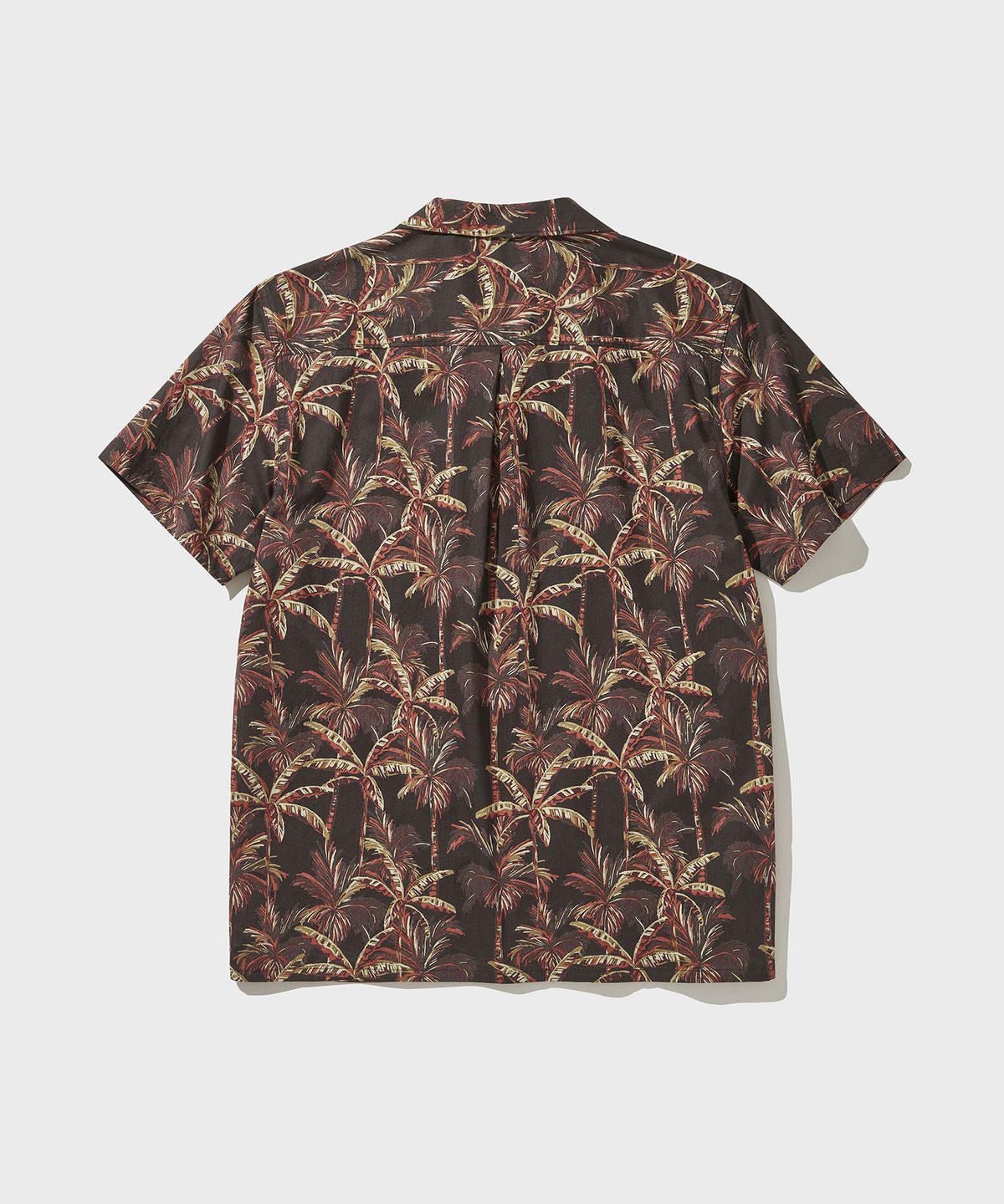 비디알(VDR) STRIPE HAWAIIAN SHIRT [Black Coffee]