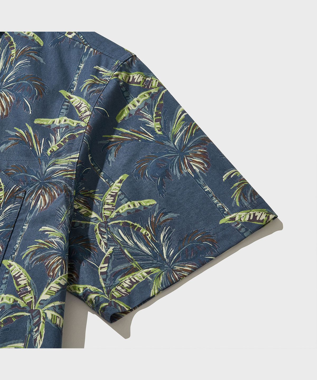 비디알(VDR) STRIPE HAWAIIAN SHIRT [Blue]