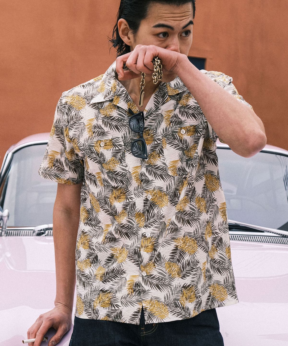 비디알(VDR) HAWAIIAN SHIRT [Ivory]