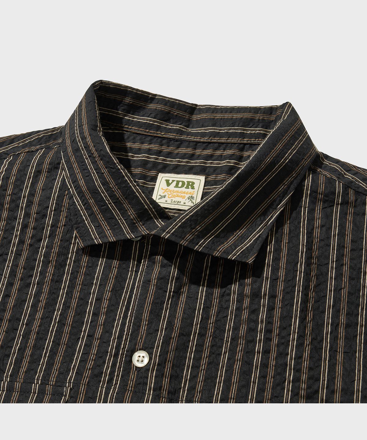 비디알(VDR) 1950 STRIPE SHIRT [Black]