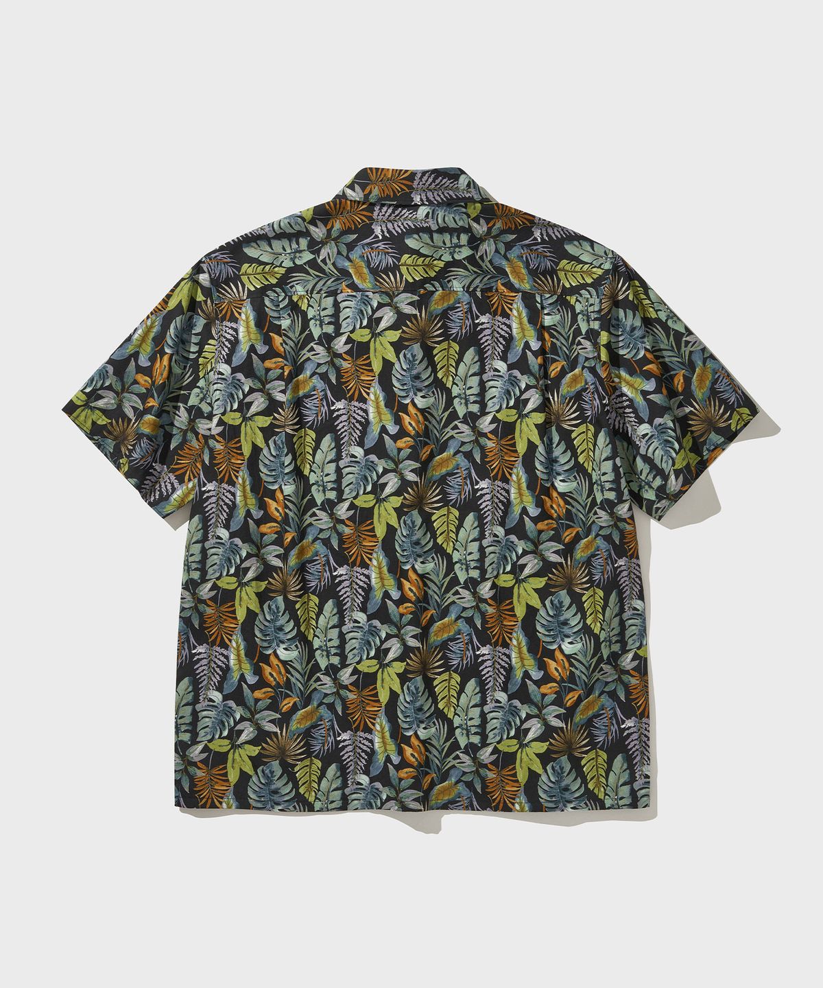 비디알(VDR) BUTTON-UP HAWAIIAN SHIRT [Black]