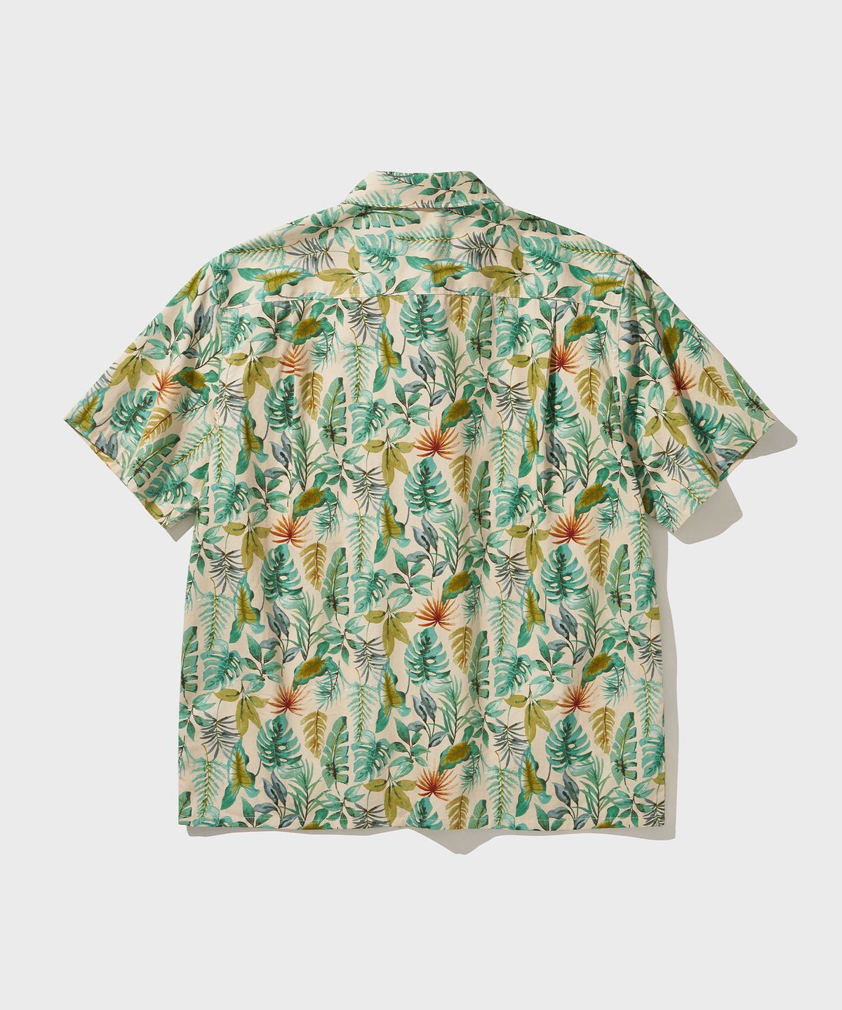 비디알(VDR) BUTTON-UP HAWAIIAN SHIRT [Light Beige]