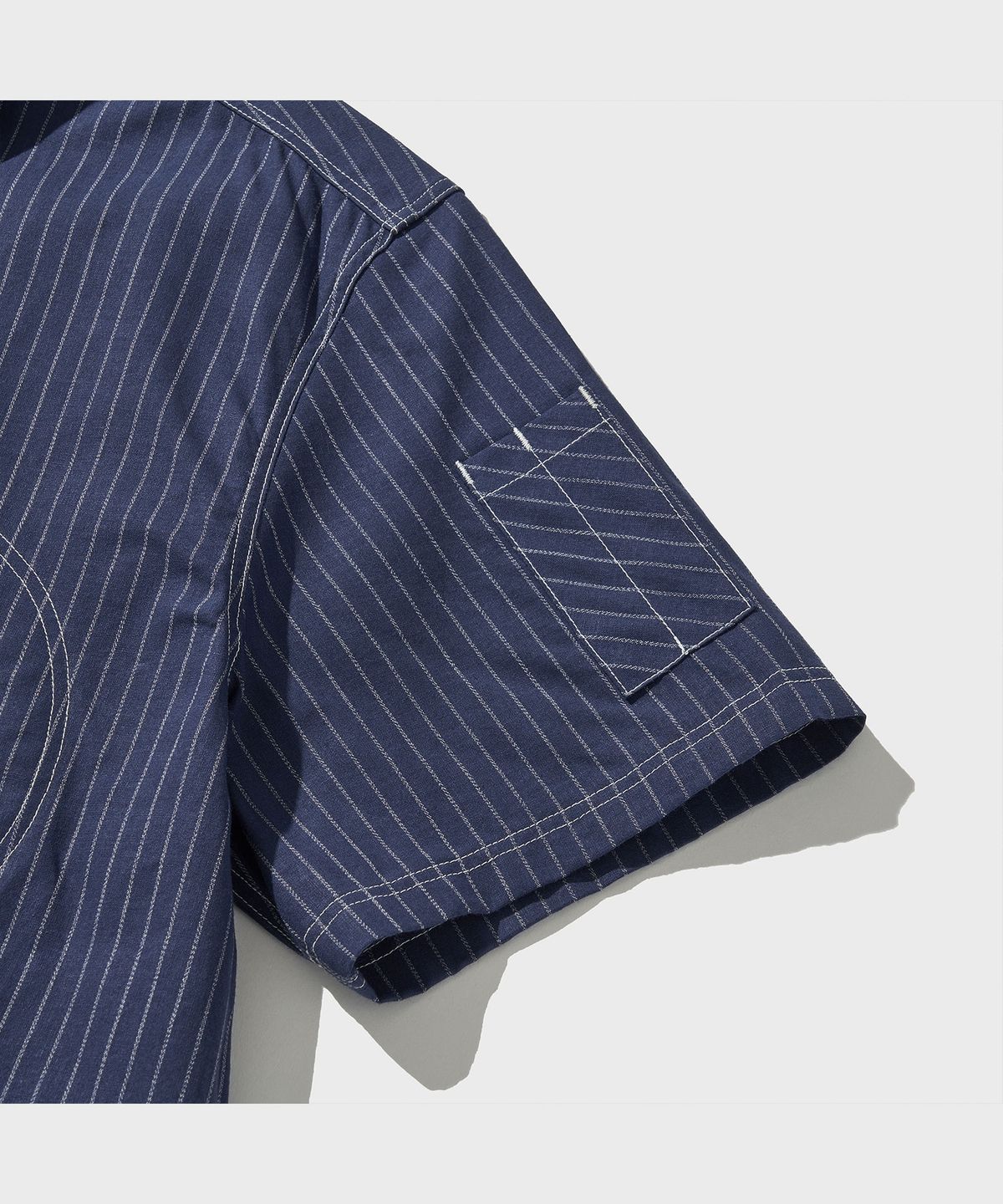 비디알(VDR) OLD LOOM D-POCKET SHIRT [Indigo]