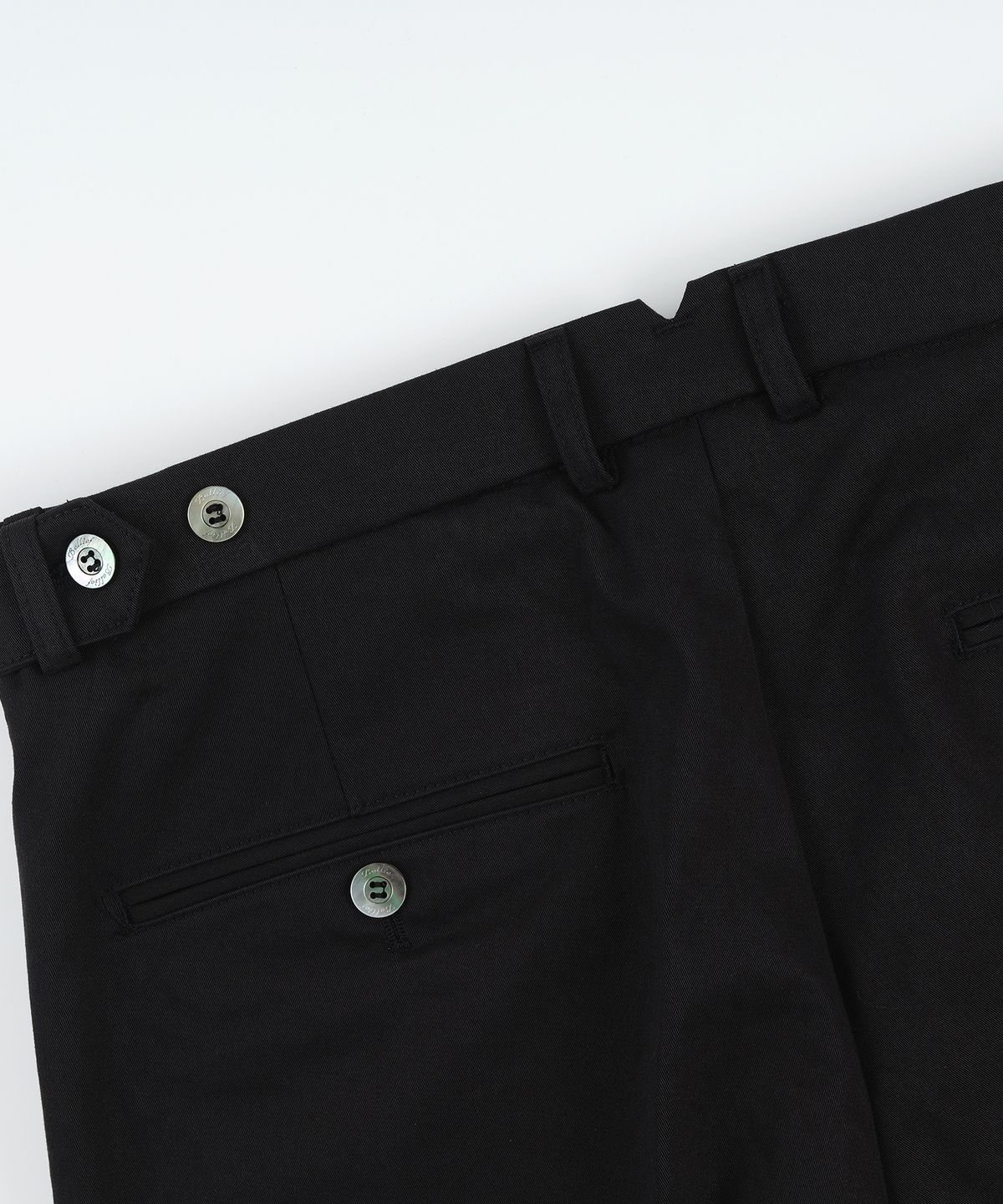 벨리프(BELLIEF) Essential Cotton 2-Pleated Chino Shorts (Black)