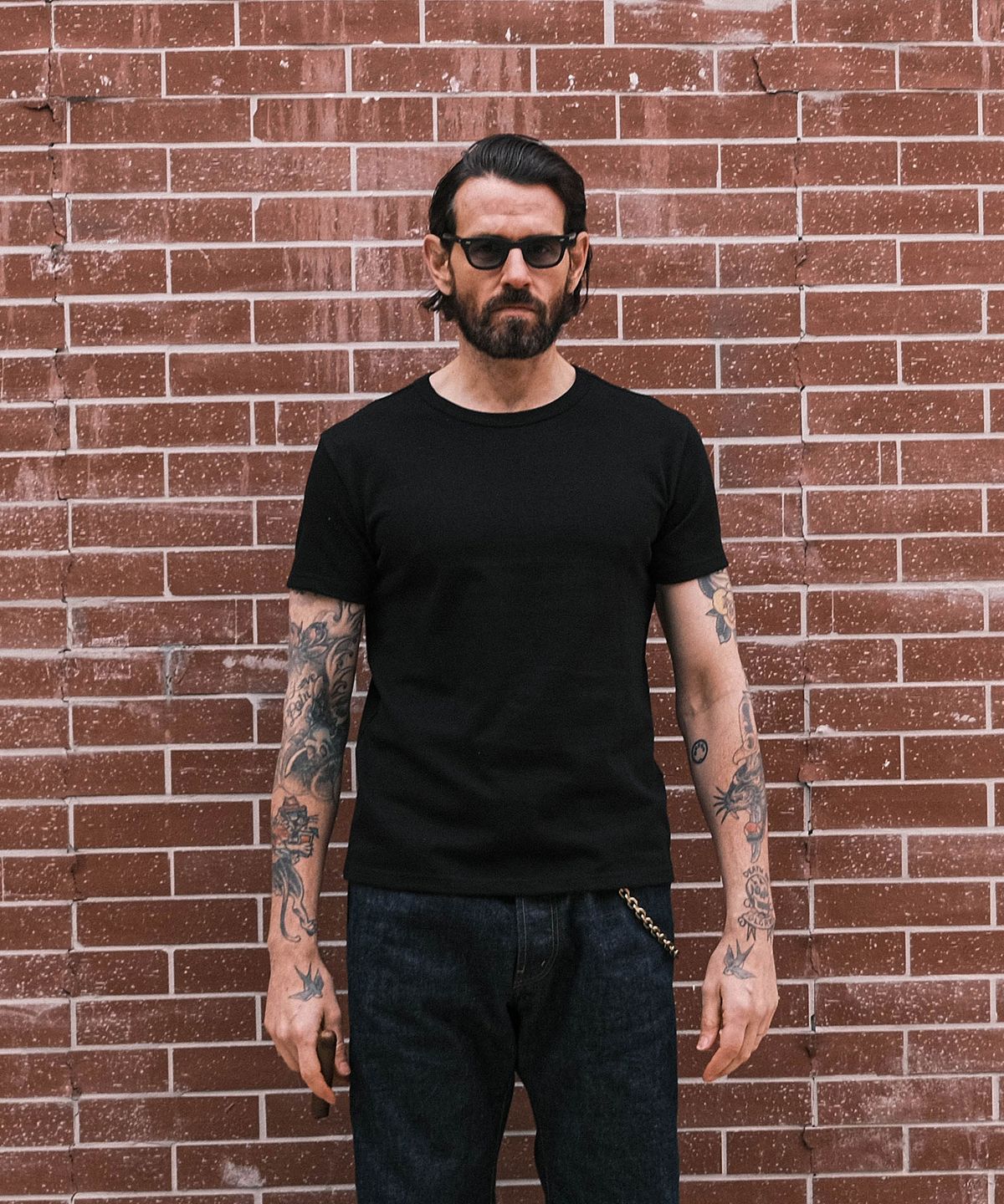 비디알(VDR) 1950’s Athletic T-Shirt [Black]