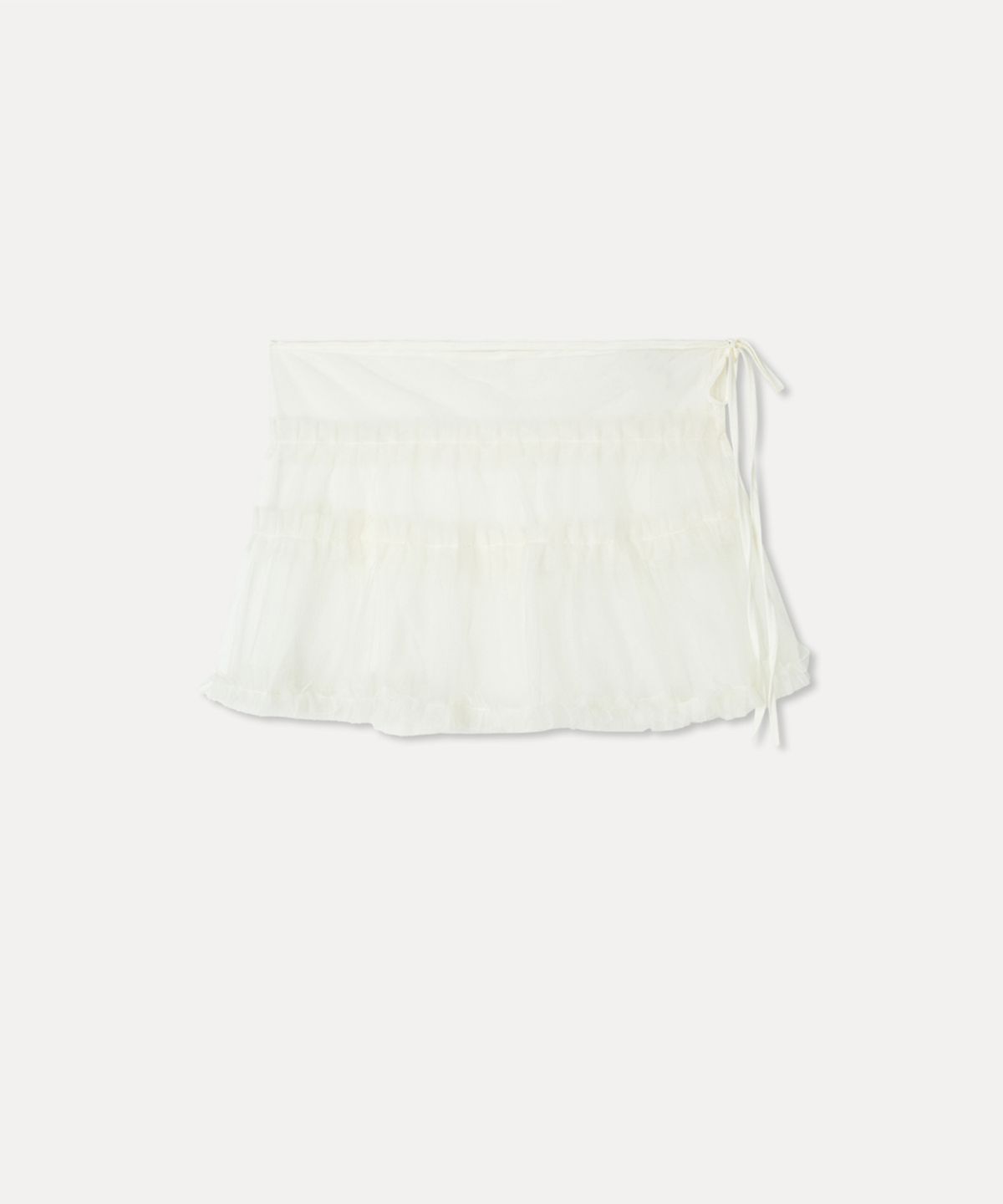 미쏘(MIXXO) 레이스 레이어드 미니스커트_MIWWHG57TS