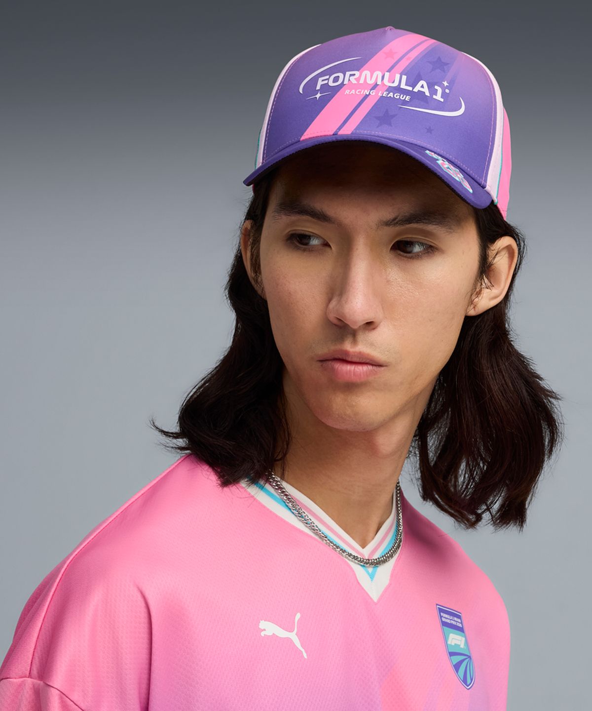 푸마(PUMA) F1 마이애미 스페셜 BB 캡 - 핑크 라일락 / 027176-01
