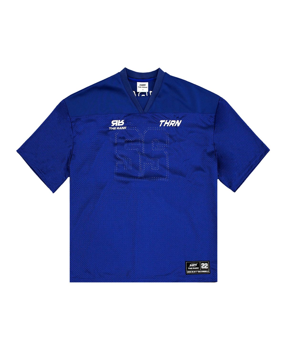 더랭크(THERANK) AIRGRID SPORTS MESH JERSEY [ROYAL BLUE]