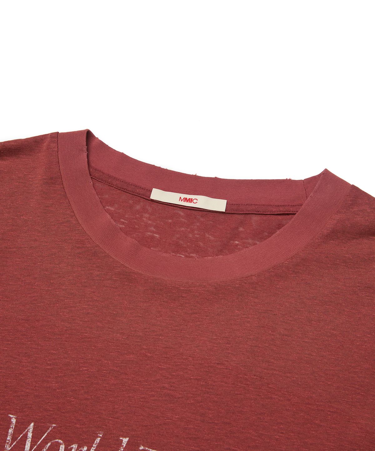 엠엠아이씨(MMIC) DEADSTOCK TEE (BRICK RED)
