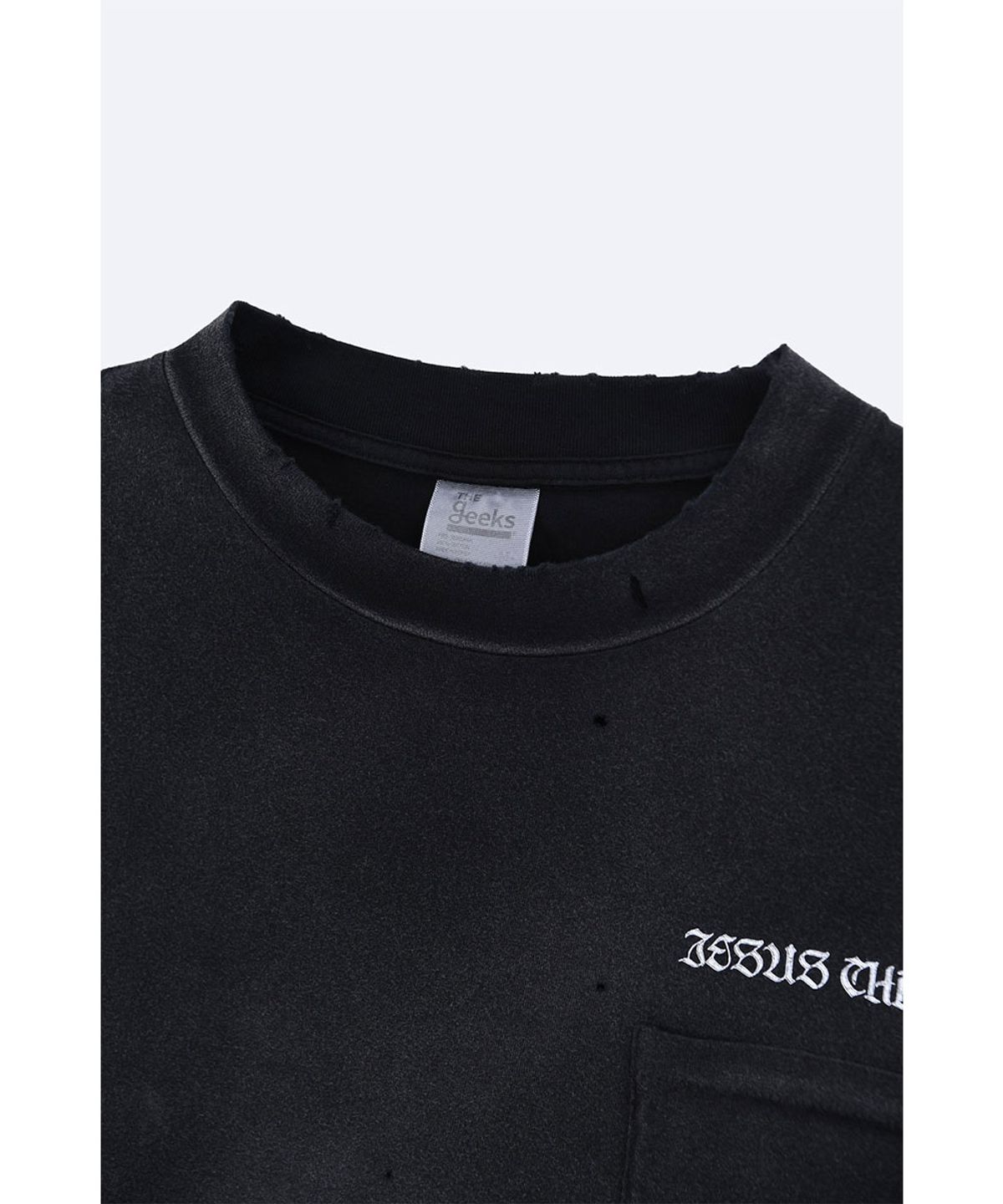 더 긱스(THE GEEKS) Sodom pocket T-shirt - Black