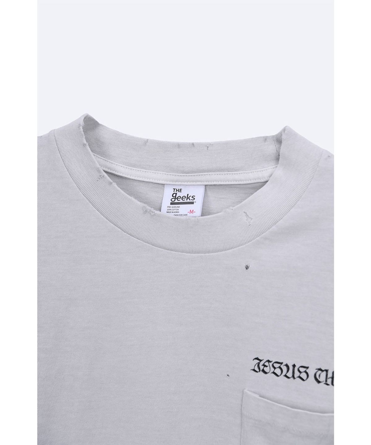 더 긱스(THE GEEKS) Sodom pocket T-shirt - White