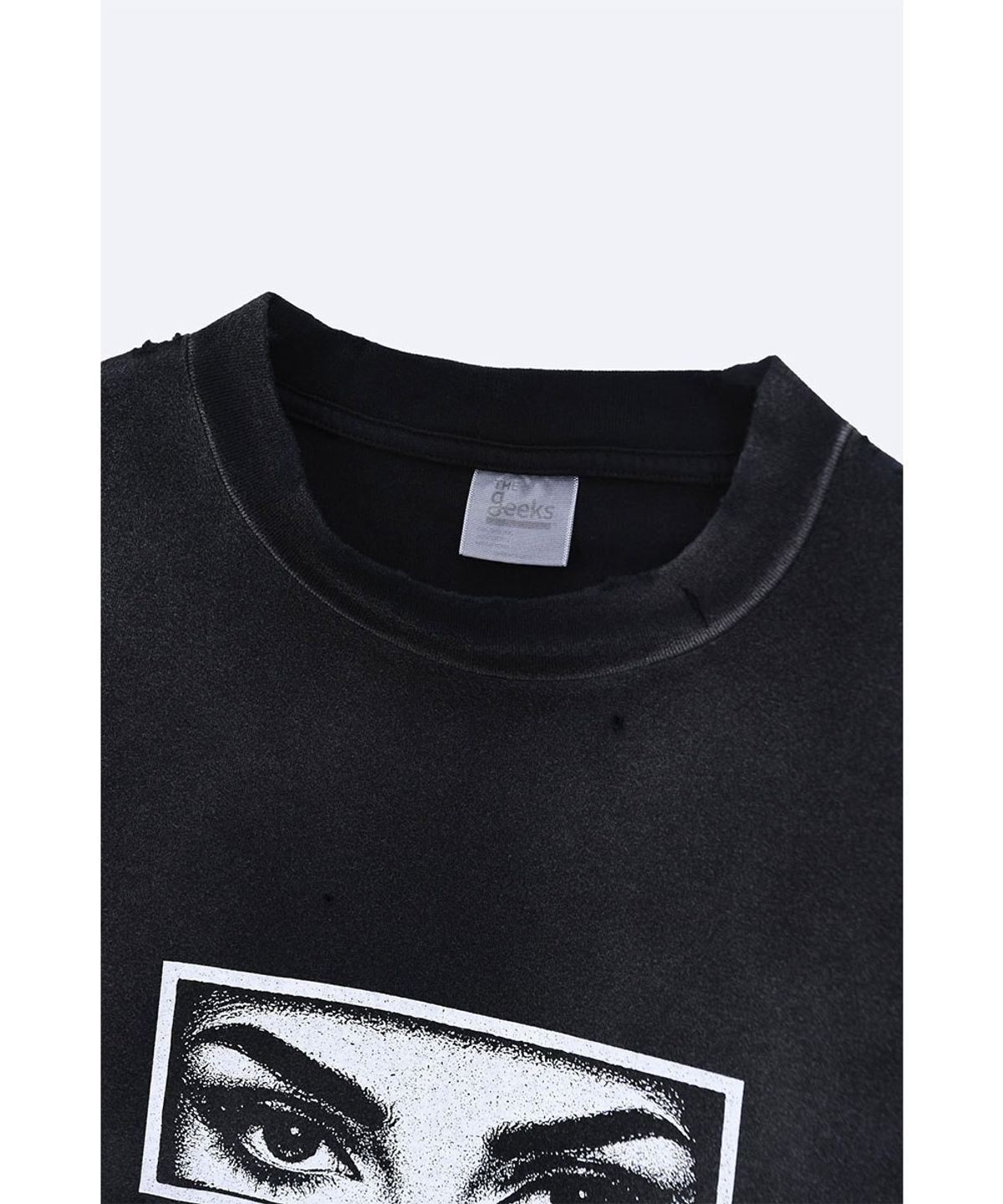 더 긱스(THE GEEKS) Geeks for justice T-shirt - Black