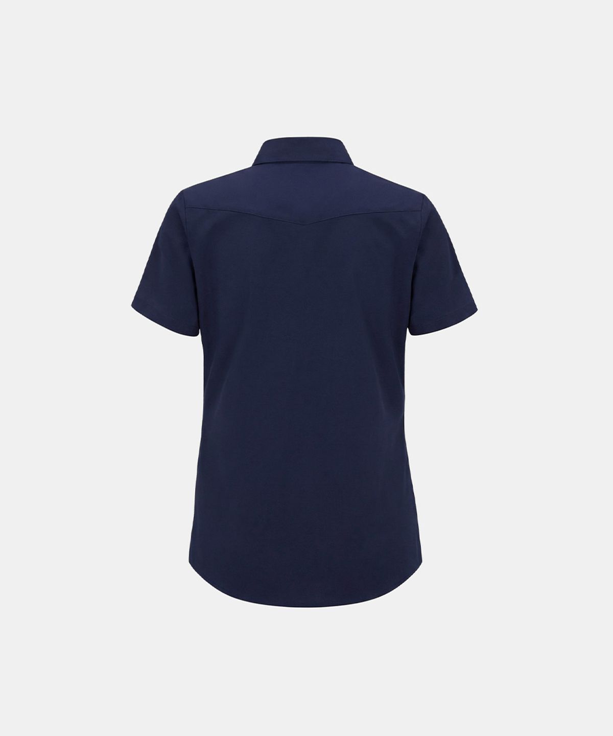 배드블러드(BADBLOOD) Arc Epaulette Military Short Sleeve Shirt - Navy