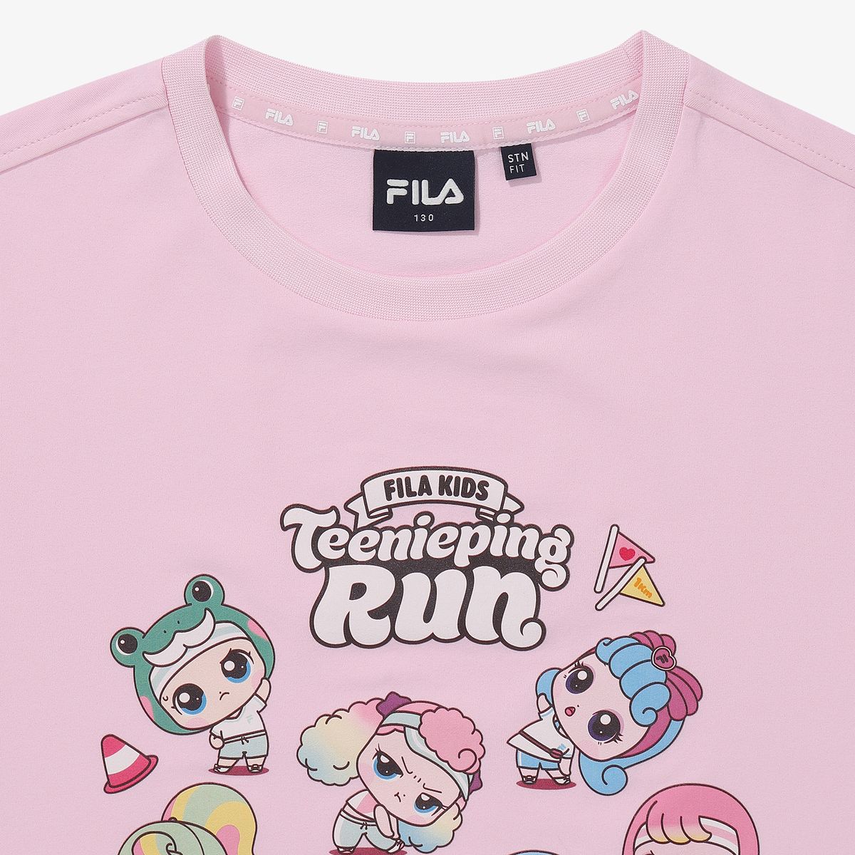 휠라 키즈(FILA KIDS) Drywave 프린세스 캐치! 티니핑 티니핑런 티셔츠