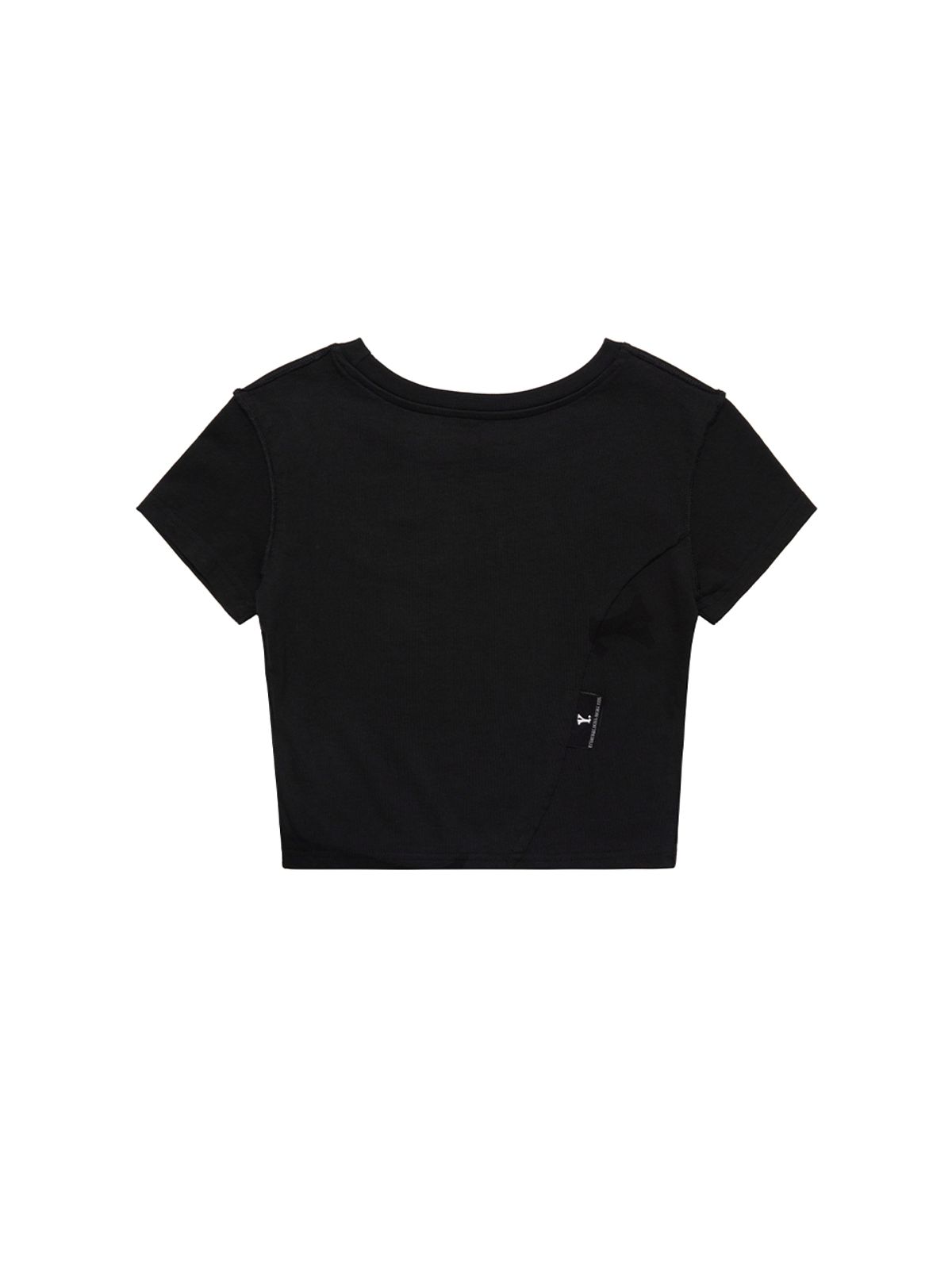 와이이이엘(YEEL) Y. SLIM FIT T-SHIRT BLACK