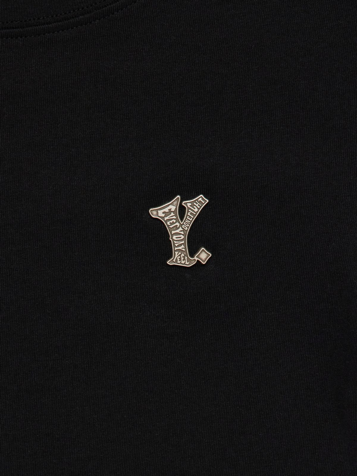 와이이이엘(YEEL) Y. SLIM FIT T-SHIRT BLACK