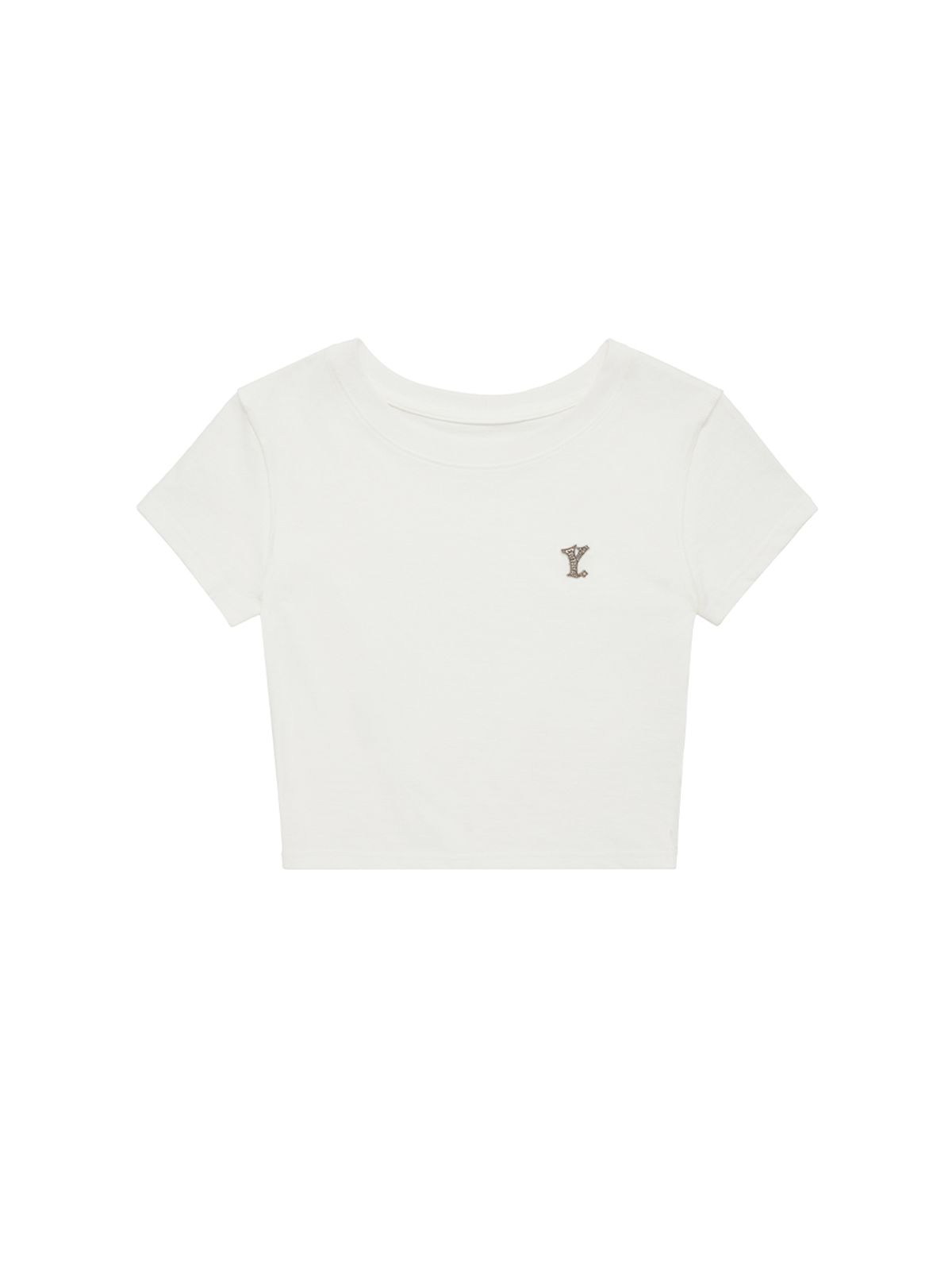 와이이이엘(YEEL) Y. SLIM FIT T-SHIRT WHITE