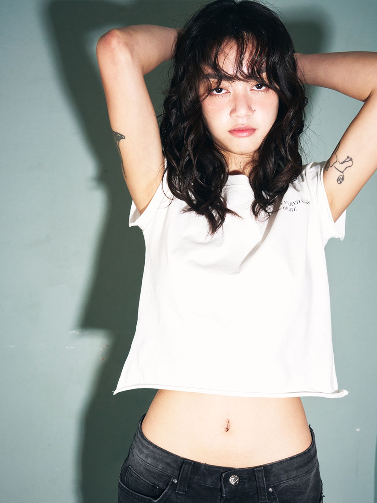 와이이이엘(YEEL) Y. CAP SLEEVE T-SHIRT WHITE