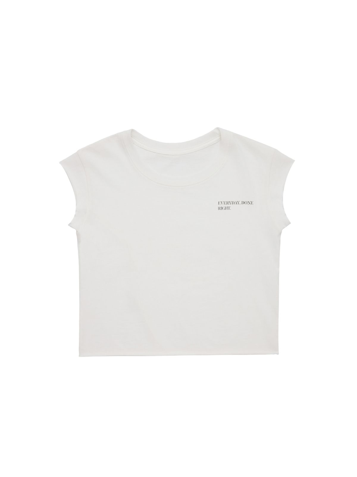 와이이이엘(YEEL) Y. CAP SLEEVE T-SHIRT WHITE