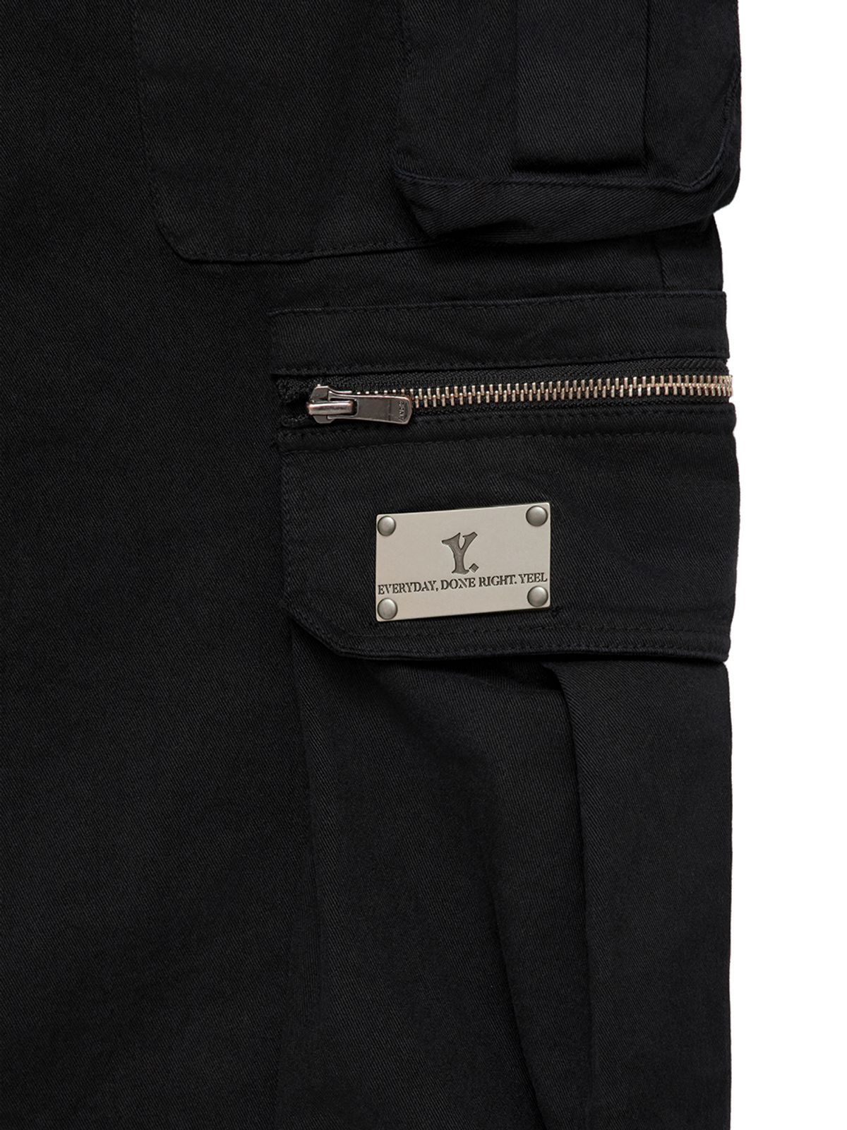 와이이이엘(YEEL) Y. MULTI-POCKET CARGO PANTS BLACK