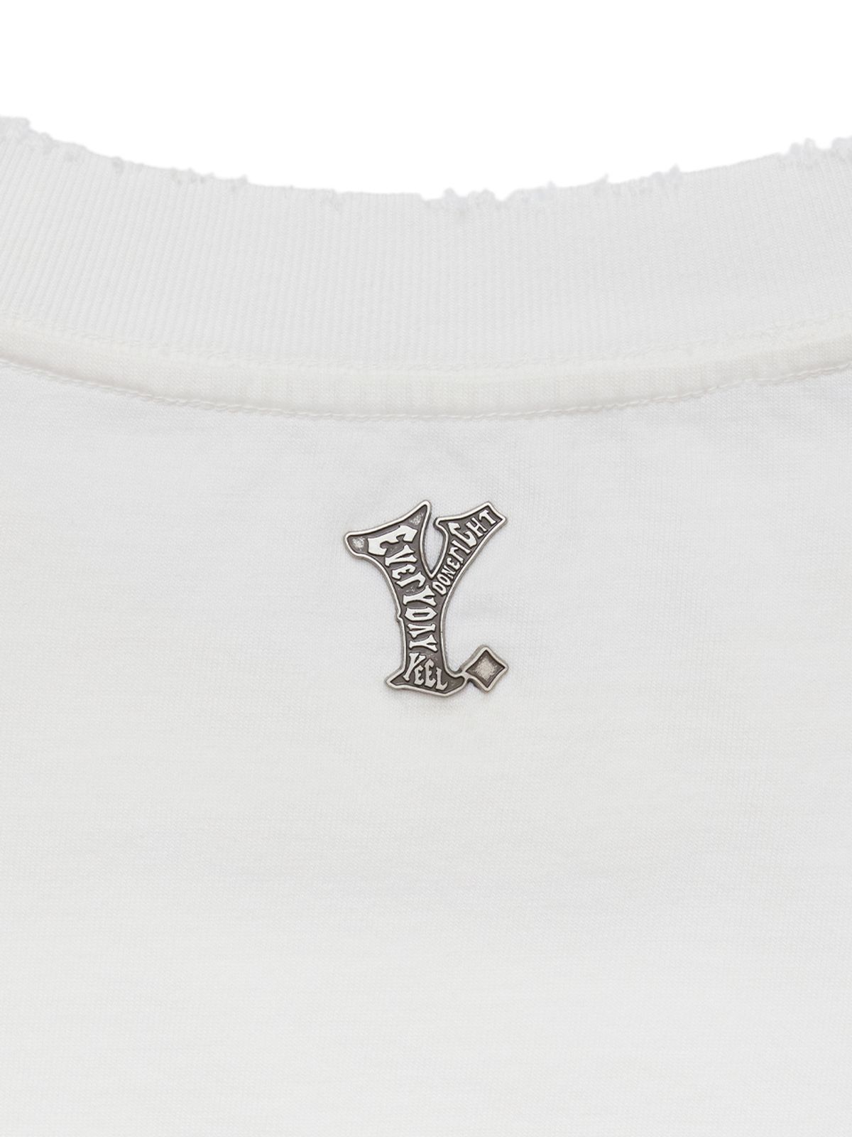 와이이이엘(YEEL) Y. LETTERING LONG-SLEEVE TOP IVORY