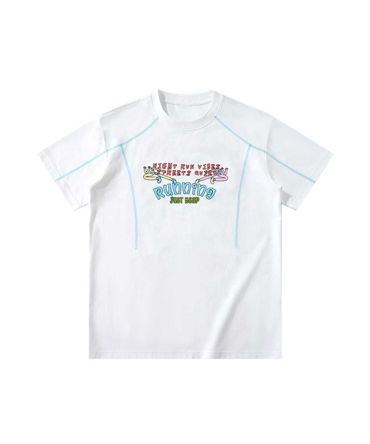 버튼서울(BUTTON SEOUL) 나이트 런 바이브 숏슬리브 (2 COLOR)
