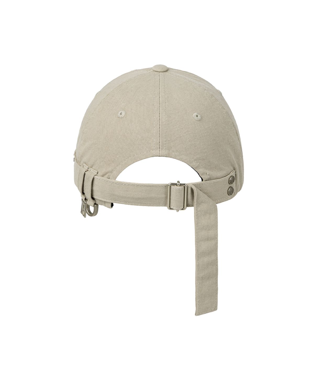트리밍버드(TREEMINGBIRD) Destroyed Metal Detail Long Strap Cap [ Beige ]
