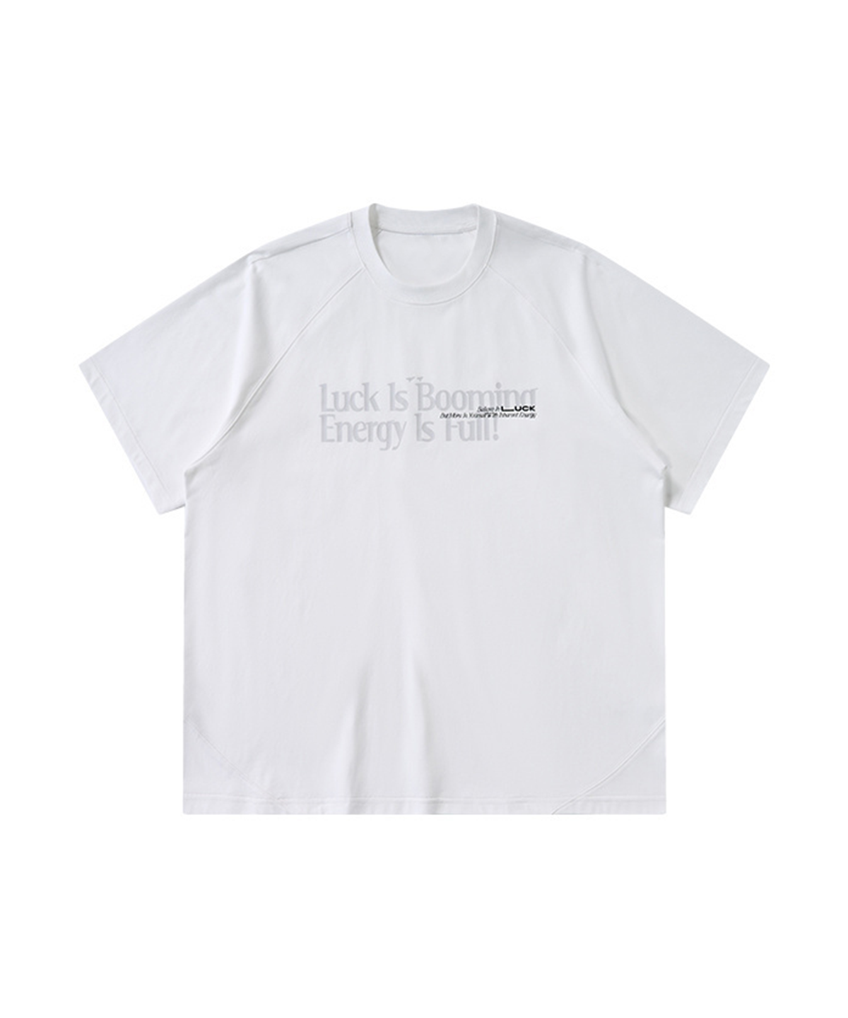 버튼서울(BUTTON SEOUL) 럭 에너지 시너지 라글란 숏슬리브 (2 COLOR)