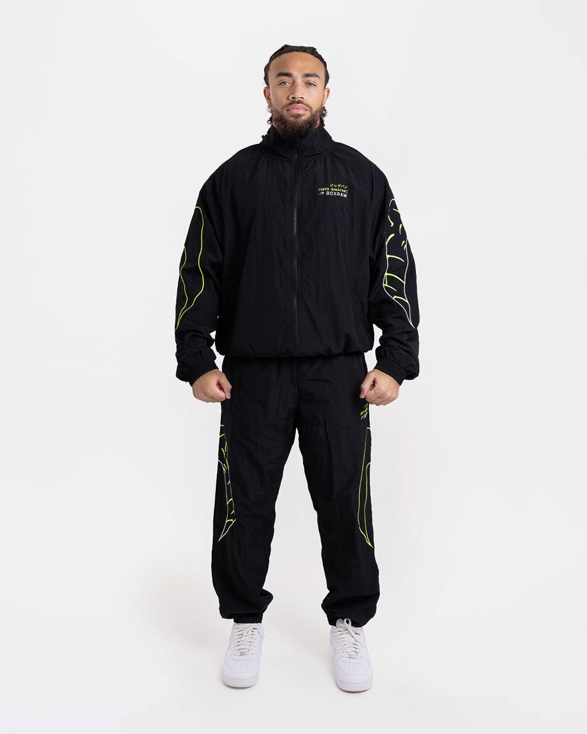 복스로(BOXRAW) 나카타니 x 복스로 트랙 팬츠 JUNTO-BT