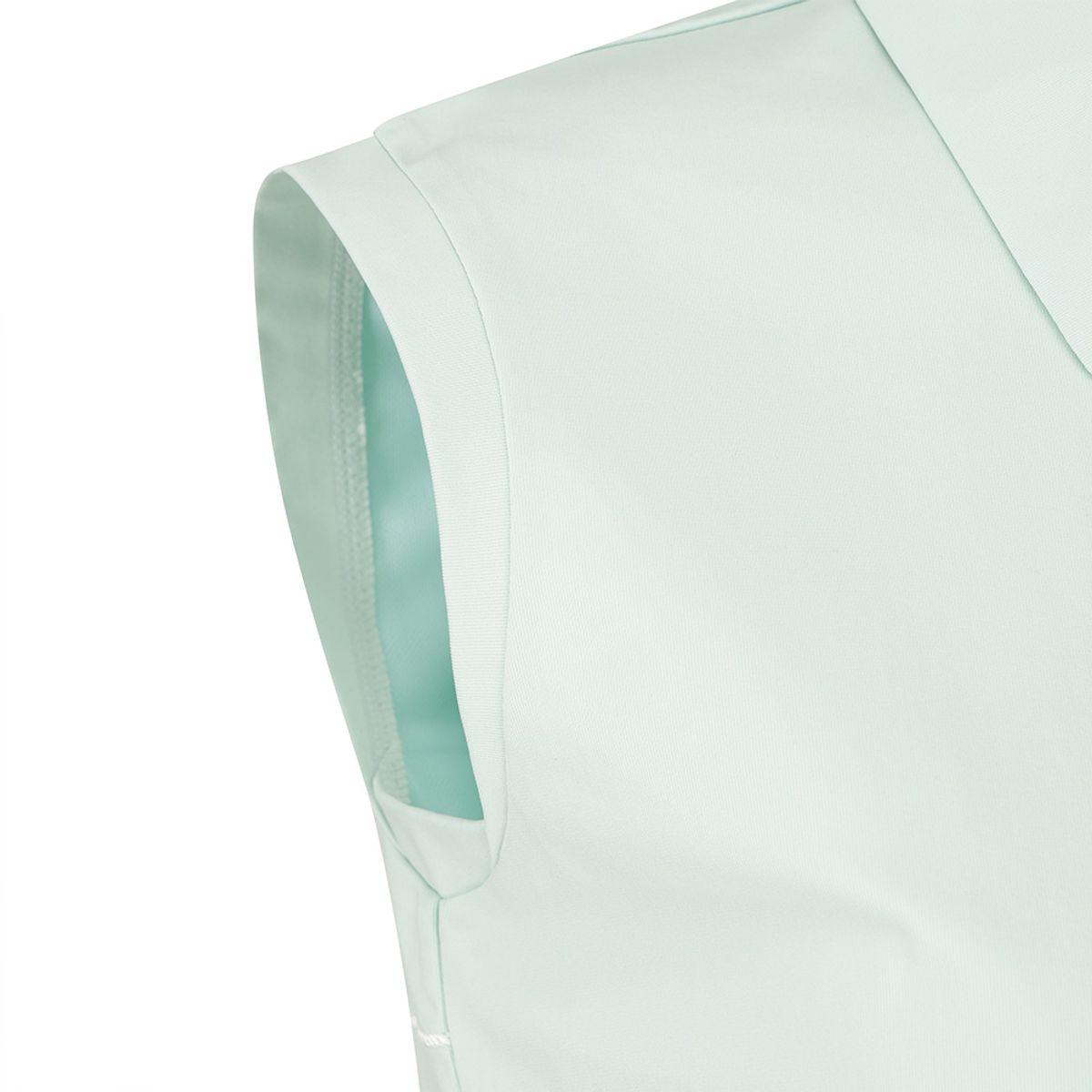 말본 골프(MALBON GOLF) 여성 하프 집업 카라 슬리브리스 탑 LIGHT MINT (WOMAN)