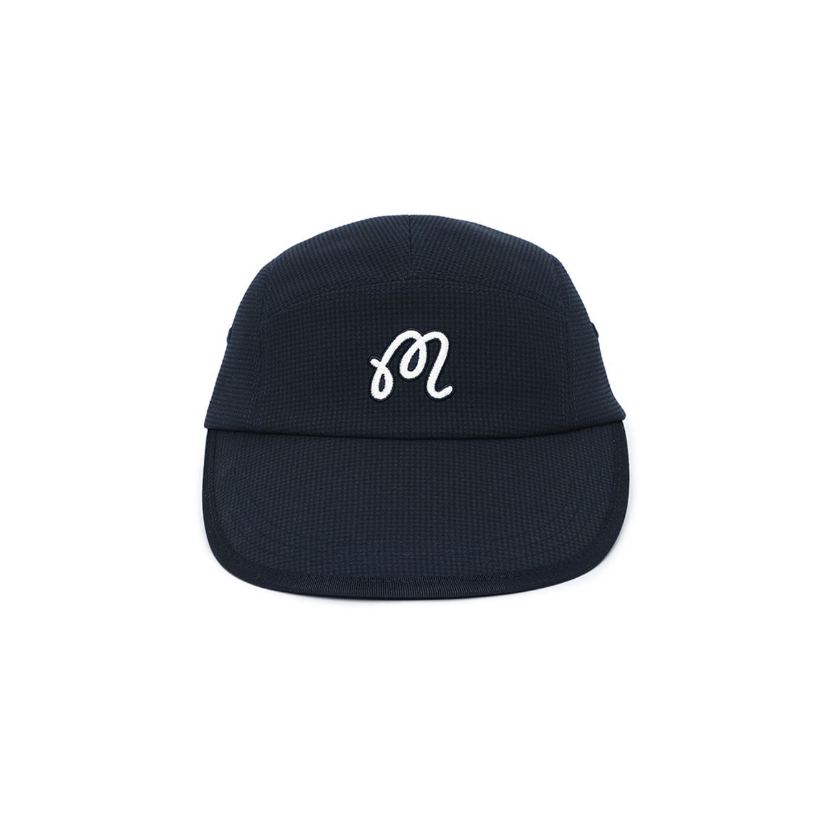 말본 골프(MALBON GOLF) 시어서커 와이드챙 캡 NAVY