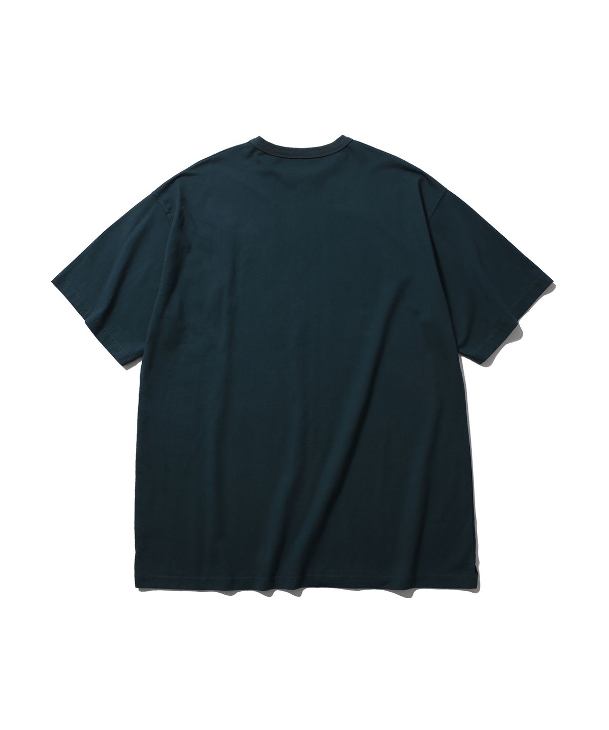 앵글런(ANGLAN) Essential Big Half Tee - Blue Green