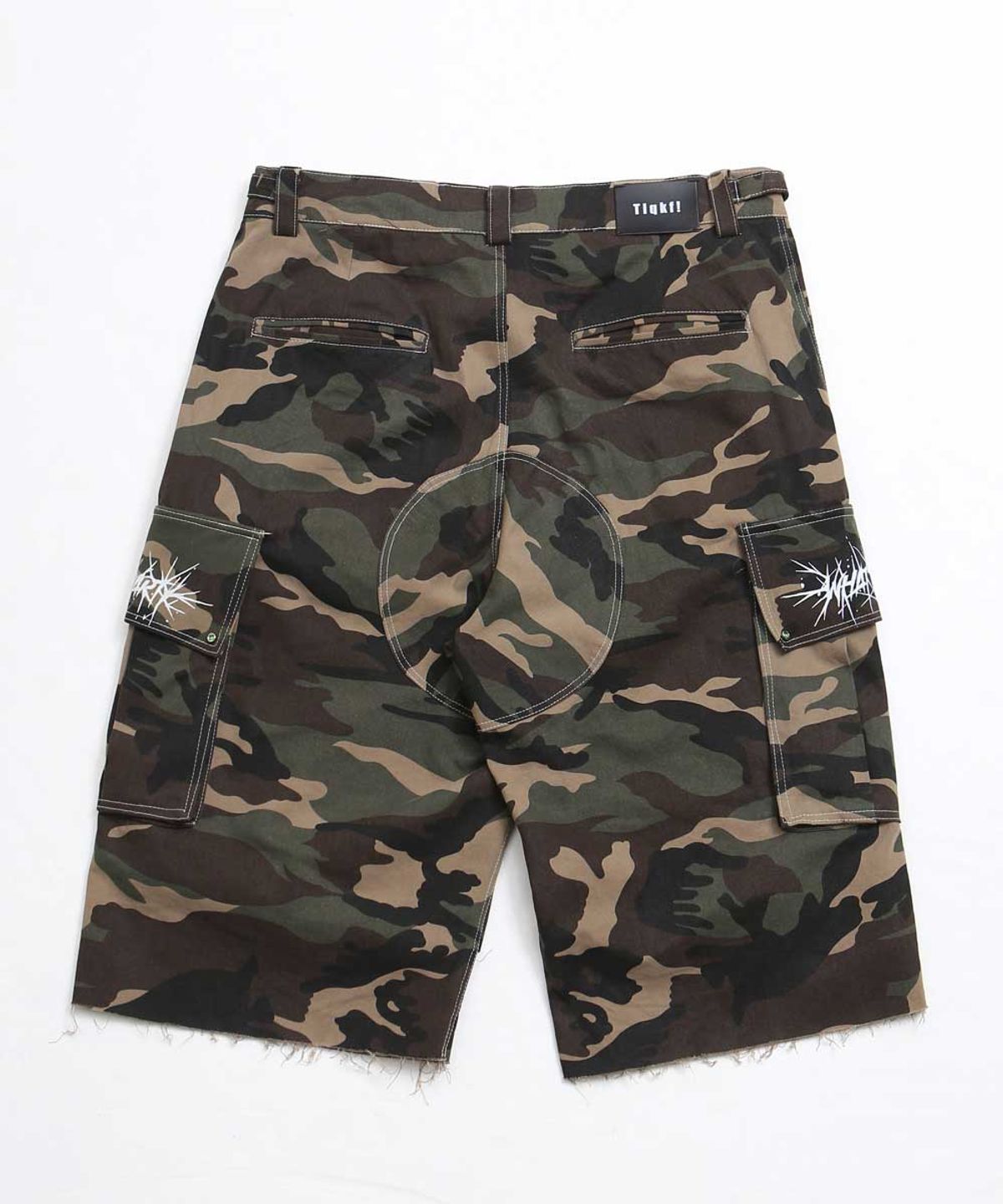 왓더파티(WHATTHEPARTY) WTP Camo Bermuda PT - khaki