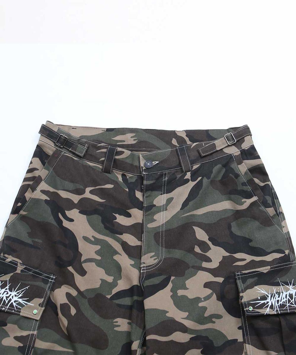 왓더파티(WHATTHEPARTY) WTP Camo Bermuda PT - khaki