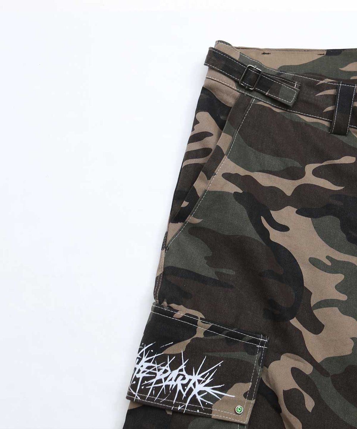 왓더파티(WHATTHEPARTY) WTP Camo Bermuda PT - khaki