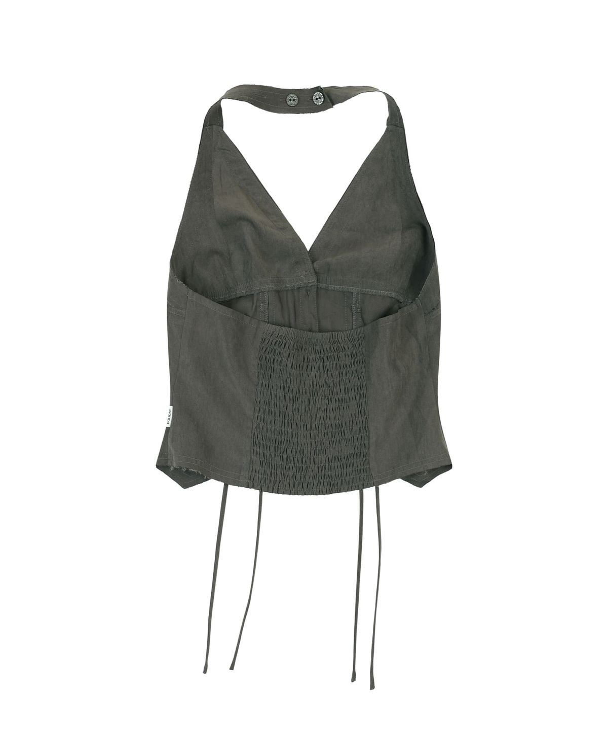 오디너리 홀리데이(ORDINARY HOLIDAY) HALTER NECK TOP [DEEP BROWN ]