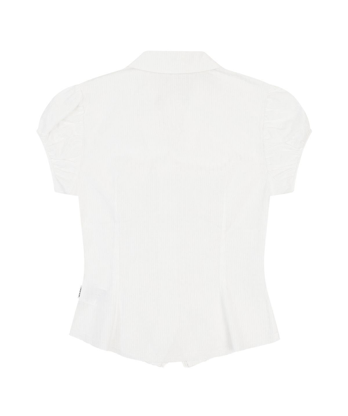 오디너리 홀리데이(ORDINARY HOLIDAY) LACE TRIMMING SHIRTS [WHITE]