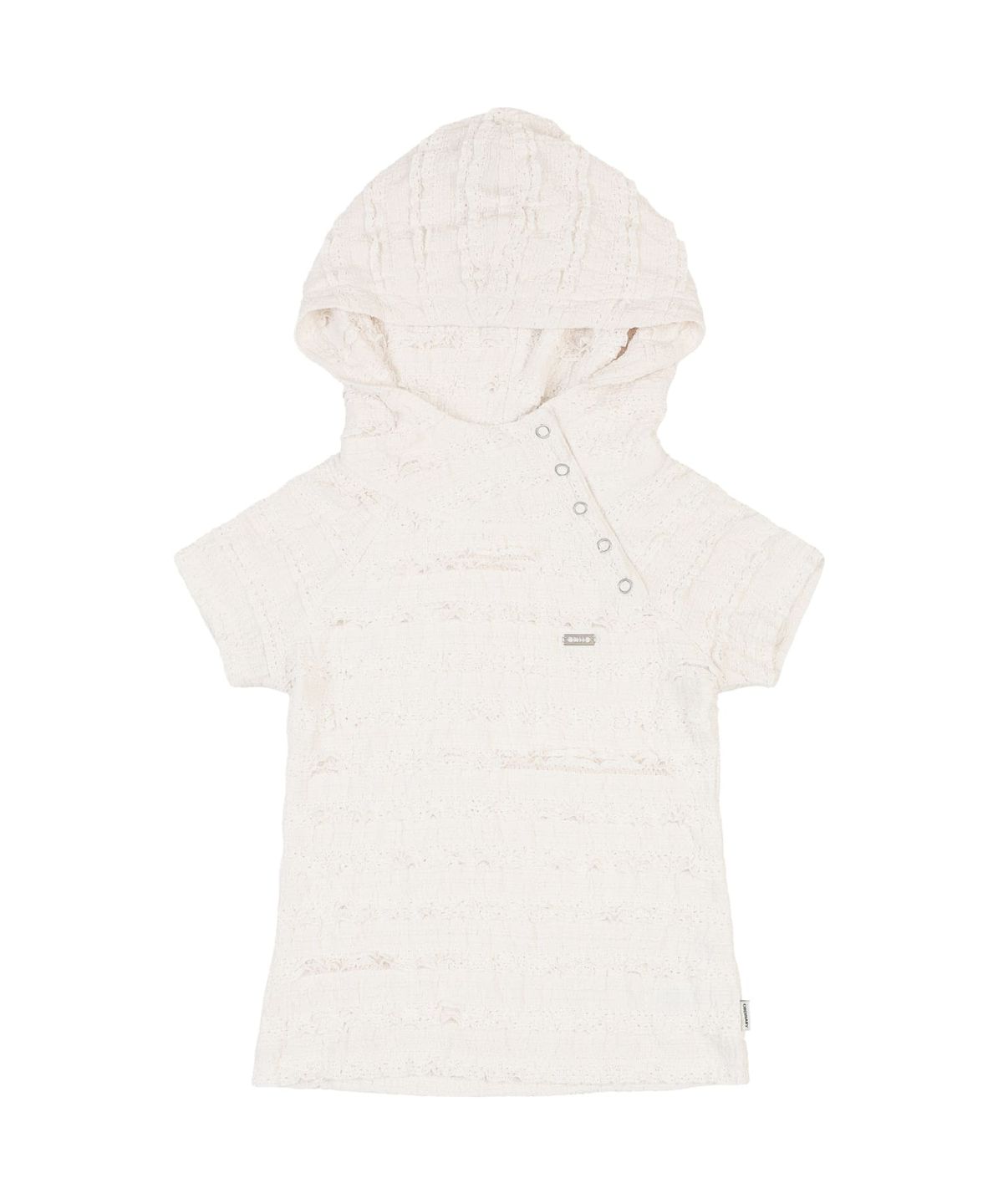 오디너리 홀리데이(ORDINARY HOLIDAY) FRILL HOODIE [IVORY]