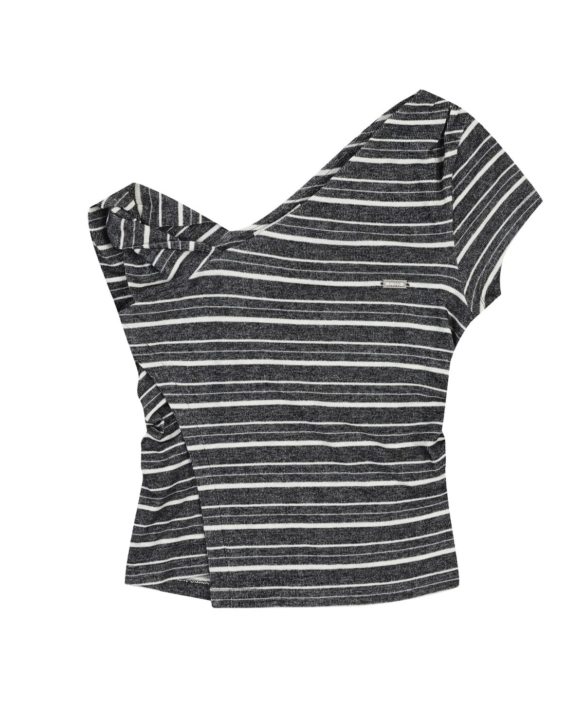 오디너리 홀리데이(ORDINARY HOLIDAY) SCARF UNBALANCE SLEEVELESS TOP [GRAY]