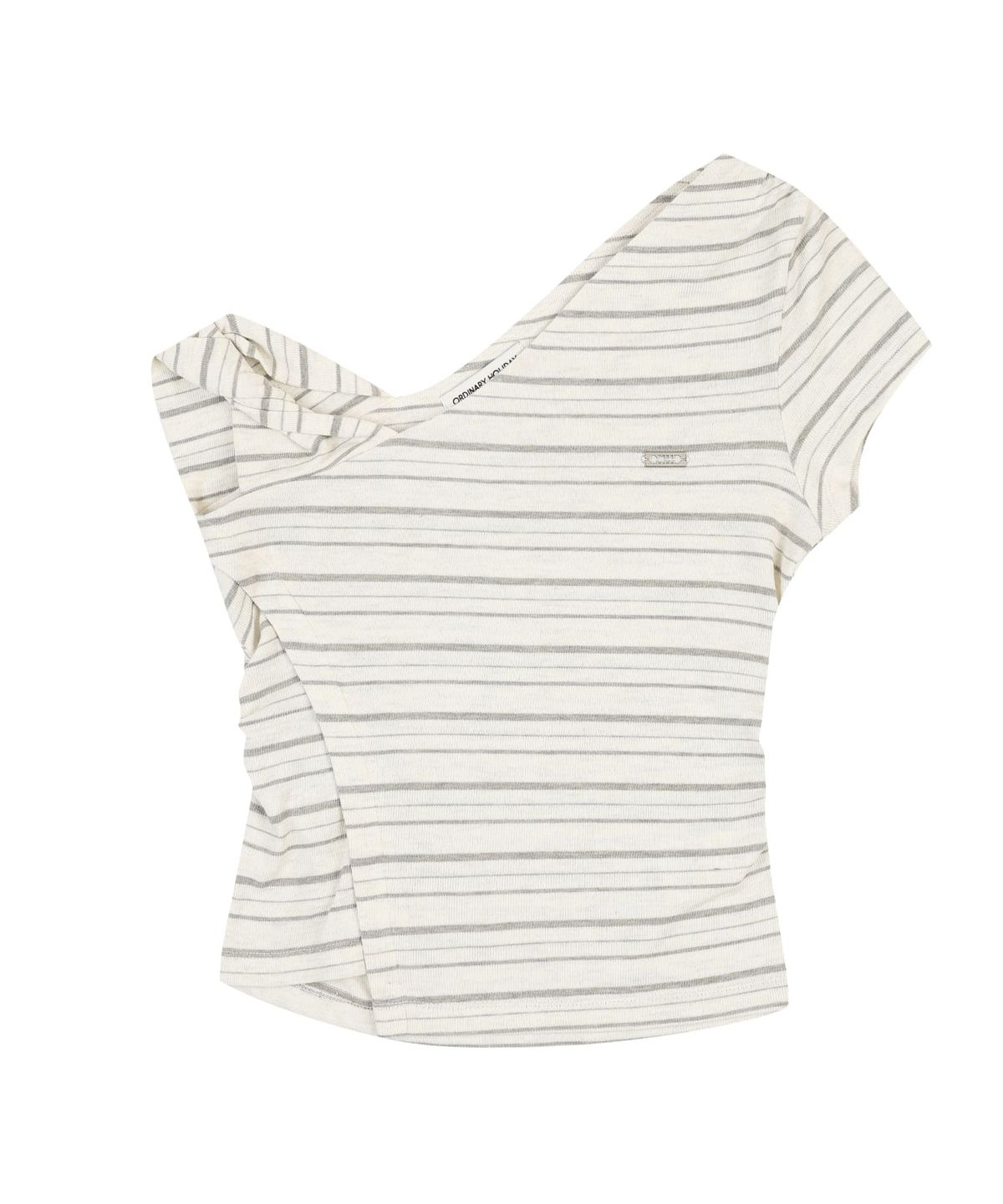 오디너리 홀리데이(ORDINARY HOLIDAY) SCARF UNBALANCE SLEEVELESS TOP [IVORY]