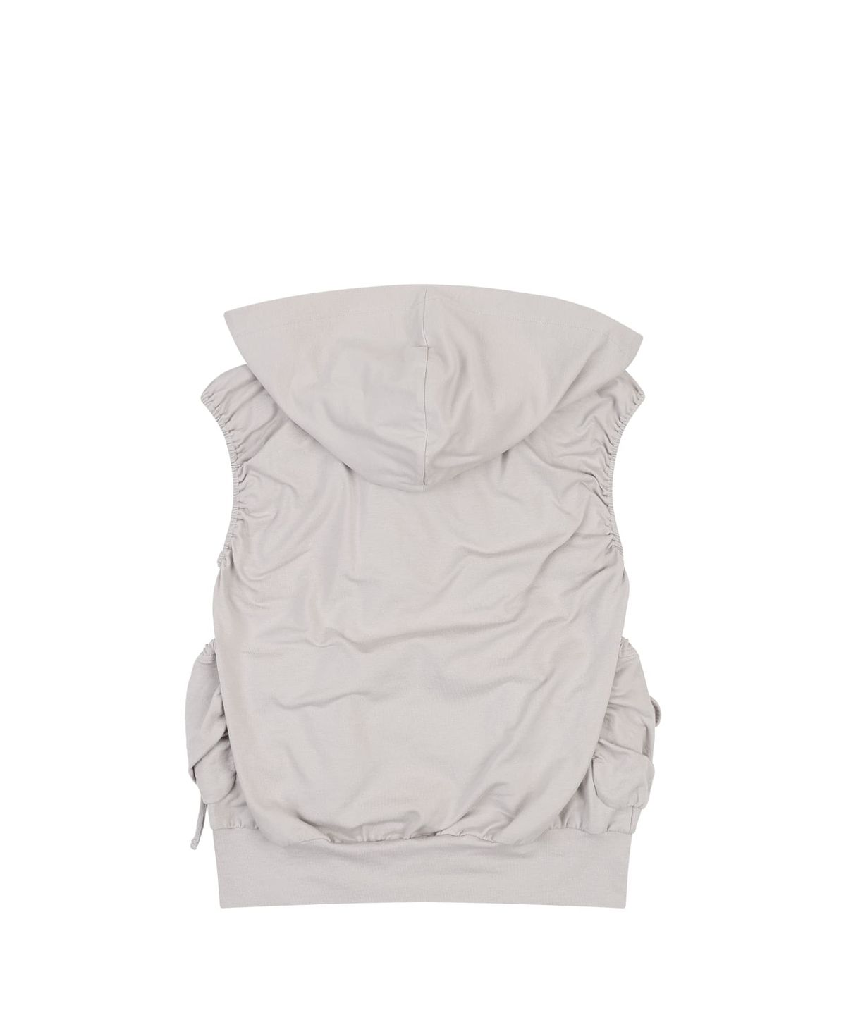 오디너리 홀리데이(ORDINARY HOLIDAY) SHIRRING NECK HOODIE [GRAY]