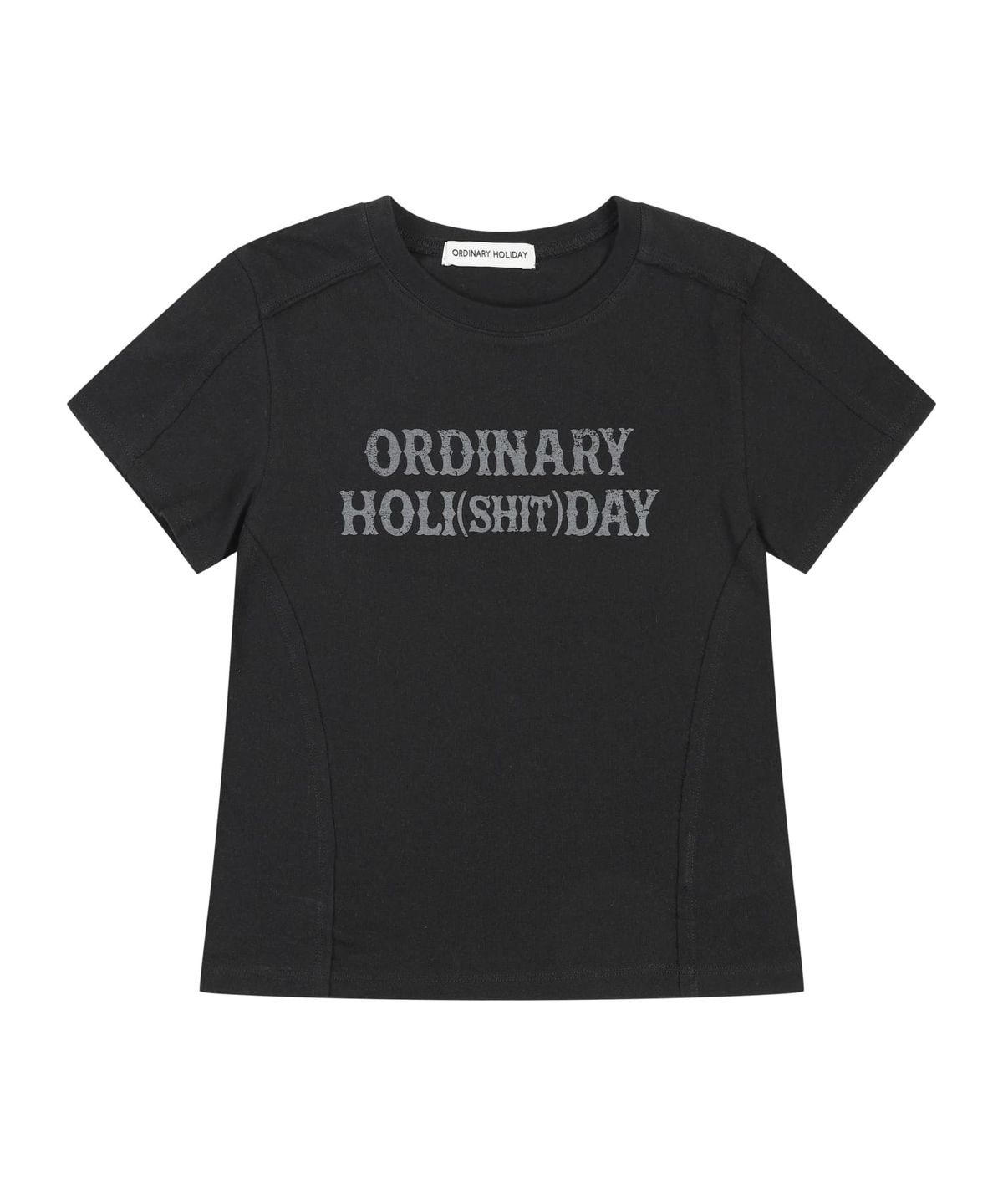 오디너리 홀리데이(ORDINARY HOLIDAY) SLIM LOGO T-SHIRT [4 COLOR]