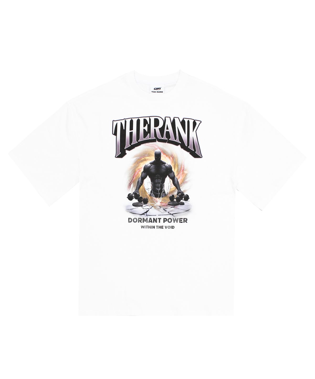 더랭크(THERANK) ABYSS OVERFIT T-SHIRT [WHITE]