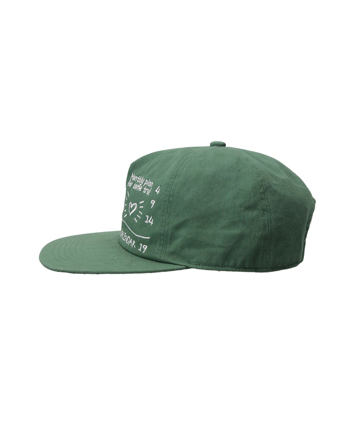 카렌다(KALENDAR) Monthly Plan 5pannel Cap [Teal]