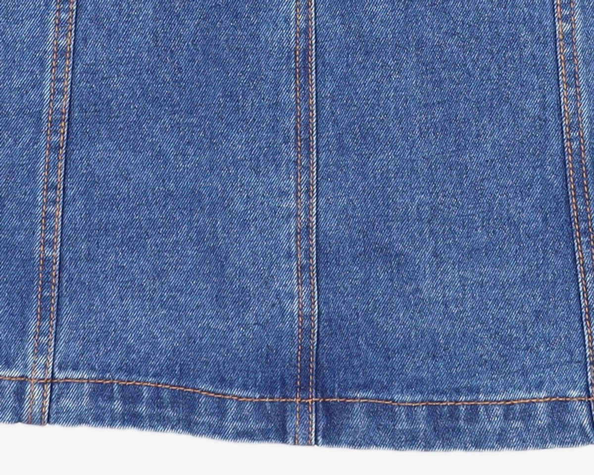 오아이오아이 컬렉션(OIOI COLLECTION) FATIGUE DENIM SKIRT [BLUE] M